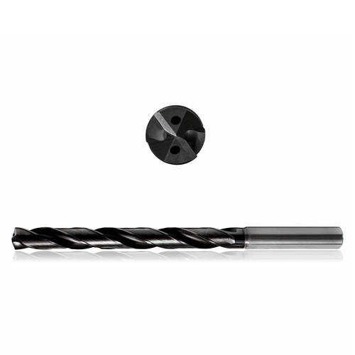 Precision Cutting Tools 9593670 | 12.90mm Size x 0.51mm Diameter x 14.00mm Shank x 77.00mm Flute Length x 124.00mm OAL x 140 Degree Point Angle 2 Flute Varianta Supral Coated Carbide Coolant Fed Drill Precision Cutting Tools 9593670 | 12.90mm Size x 0.51mm Diameter x 14.00mm Shank x 77.00mm Flute Length x 124.00mm OAL x 140 Degree Point Angle 2 Flute Varianta Supral Coated Carbide Coolant Fed Drill