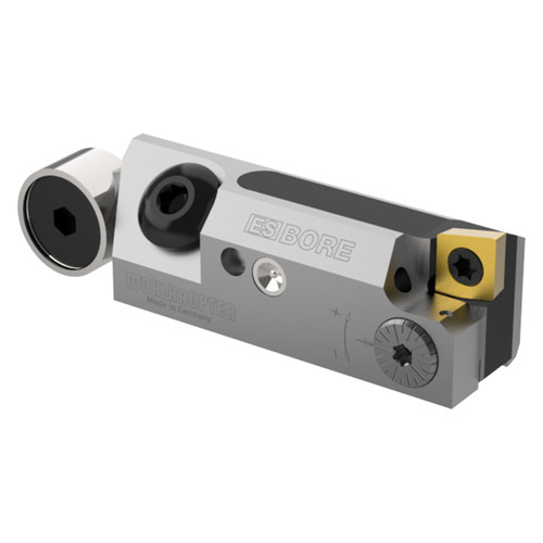 Allied Machine and Engineering 346036 | Wohlhaupter 28.00mm Minimum Diameter x 2.185" Working Length x 90 Degree Approach Angle ES-Bore Analog Finishing Cartridge