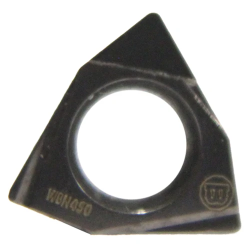 Allied Machine and Engineering 097486WBN450 | Wohlhaupter 0.156" IC Size x 0.063" Thickness x 0.004" Corner Radius CBN Boring Insert