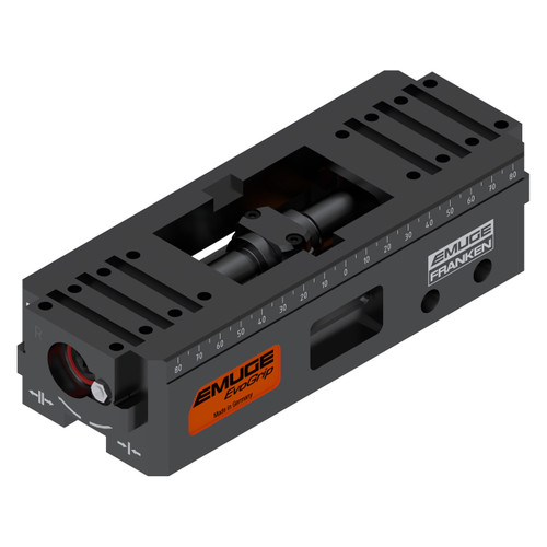 Emuge EvoGrip SEG1079.4239 | 70.00mm Width x 180.00mm Length x 48.00mm Height Steel Centering Vise Base Unit