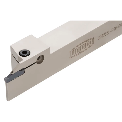 Tungaloy 6720311 | CTEL2020-2T17-CHP 20.00mm Shank Width x 20.00mm Shank Height x 125.00mm Functional Length Uncoated Steel Indexable Grooving Toolholder