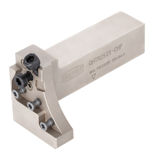 Tungaloy 6949531 | QHTR2020-CHP 20.00mm Width x 18.00mm Length x 20.00mm Height Uncoated Steel Indexable Grooving Toolholder