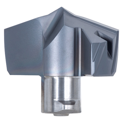 Tungaloy 6920102 | DMC203 AH9130 20 Seat Size x 20.30mm Minimum Diameter x 20.30mm Maximum Diameter x 4.30mm Point Length TiAlSiCrN Coated Carbide Inserted Solid Drill Head