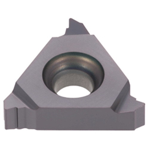 Tungaloy 6971289 | 16IR14UN-M AH8015 14 TPI x 1.81mm Pitch x 9.52mm Circle Diameter x 0.13mm Radius AlTiN Coated Carbide Laydown Threading Insert