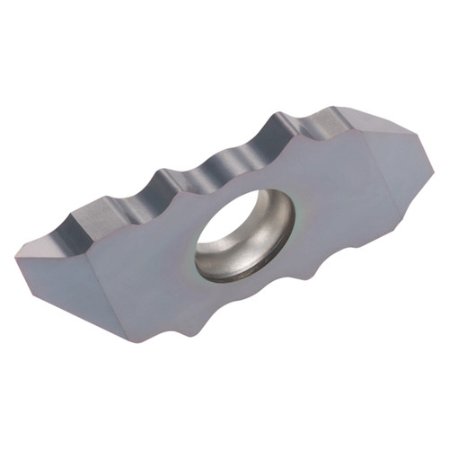 Tungaloy 6967754 | JXTG12FL-60B-000 SH7025 0.20mm Minimum Pitch x 0.40mm Maximum Pitch x 24.99mm Length TiAlN+TiCN Coated Carbide Double-Ended Threading Insert
