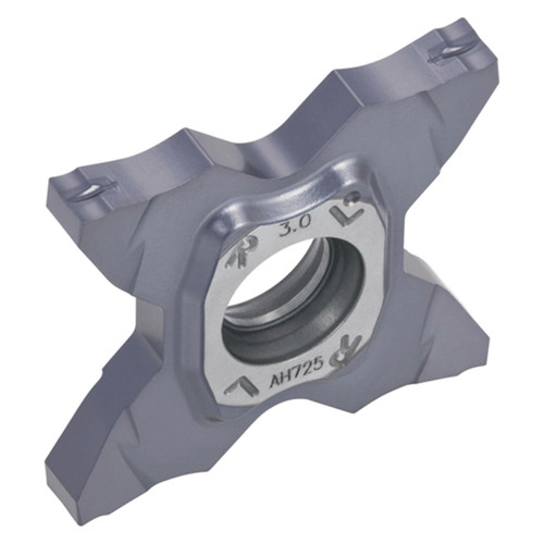 Tungaloy 7747212 | TCS27-300-020 AH8005 0.118" Width x 0.008" Radius AlTiN Coated Carbide Parting Off Indexable Insert