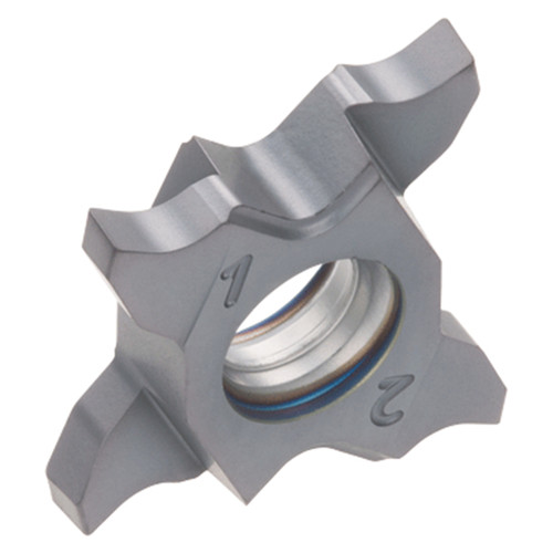 Tungaloy 7761826 | TCG18L230-020 AH8005 0.091" Width x 0.008" Radius AlTiN Coated Carbide Parting Off Indexable Insert