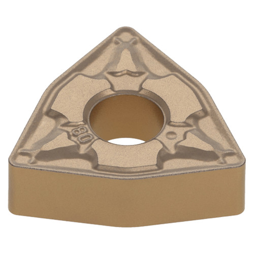Tungaloy 6947622 | WNMG 432 PM AH8015 1/2" Circle Diameter x 0.187" Thickness x 0.343" Edge Length x 0.032" Radius AlTiN Coated Carbide Turning Insert