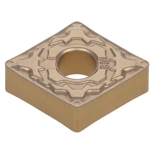 Tungaloy 6946857 | CNMG 432 PS AH8015 1/2" Circle Diameter x 0.187" Thickness x 0.508" Edge Length x 0.032" Radius AlTiN Coated Carbide Turning Insert