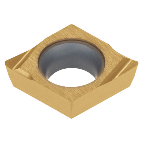 Tungaloy 6967506 | EPGT521 FR-W08 SH7025 0.156" Circle Diameter x 0.063" Thickness x 0.161" Edge Length x 0.016" Radius x 11 Degree Clearance Angle TiAlN+TiCN Coated Carbide Turning Insert