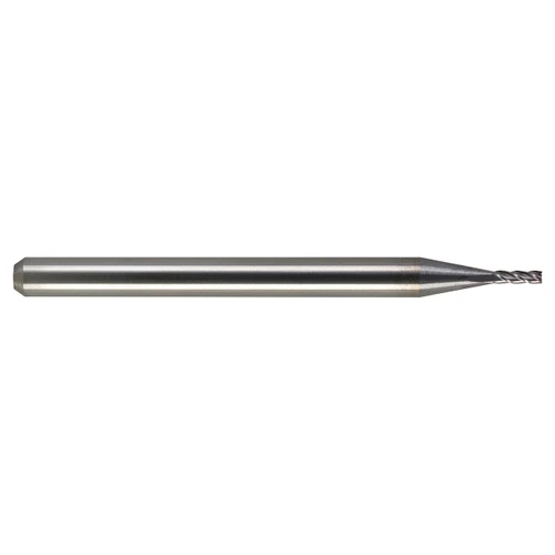 M.A. Ford 11101960 | 0.50mm Diameter x 3.00mm Shank x 1.50mm LOC x 38.00mm OAL x 30 Degree Helix Angle 4 Flute Uncoated Carbide 111 Square End Mill