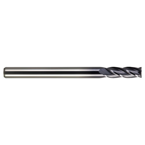 M A Ford 11111810A | 3.00mm Diameter x 3.00mm Shank x 12.00mm LOC x 38.00mm OAL x 30 Degree Helix Angle 4 Flute ALtima Coated Carbide Square End Mill