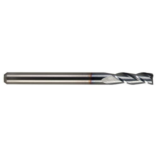M.A. Ford 11619680C | 5.00mm Diameter x 5.00mm Shank x 20.00mm LOC x 51.00mm OAL x 30 Degree Helix Angle 3 Flute TiCN Coated Carbide 116 Square End Mill