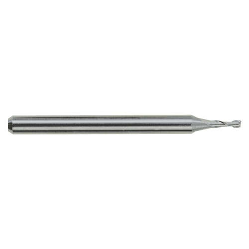 M.A. Ford 12101300 | 0.013" Diameter x 1/8" Shank x 0.039" LOC x 1-1/2" OAL x 30 Degree Helix Angle 2 Flute Uncoated Carbide 121 Square End Mill
