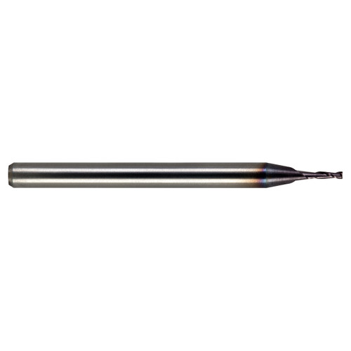 M.A. Ford 12105910A | 1.50mm Diameter x 3.00mm Shank x 6.00mm LOC x 38.00mm OAL x 30 Degree Helix Angle 2 Flute ALtima Coated Carbide 121 Square End Mill
