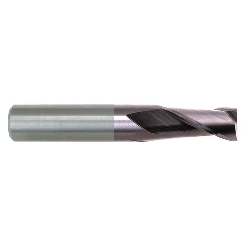 M A Ford 12147240A | 12.00mm Diameter x 12.00mm Shank x 25.00mm LOC x 76.00mm OAL x 30 Degree Helix Angle 2 Flute ALtima Coated Carbide Square End Mill