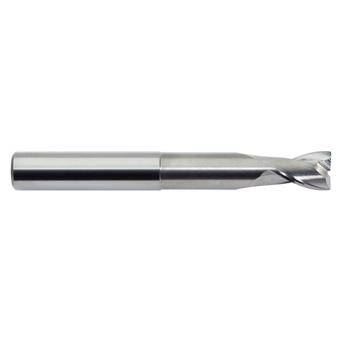 M A Ford 13523601N5 | 6.00mm Diameter x 6.00mm Shank x 7.00mm LOC x 32.00mm Neck Length x 64.00mm OAL x 0.500" Radius x 30 Degree Helix Angle 2 Flute Uncoated Carbide 135N Corner Radius End Mill
