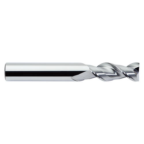 M.A. Ford 13670870 | 18.00mm Diameter x 18.00mm Shank x 32.00mm LOC x 92.00mm OAL x 45 Degree Helix Angle 2 Flute Uncoated Carbide 136 Square End Mill