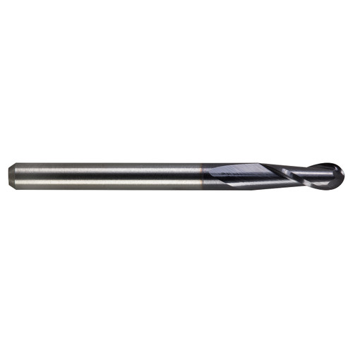 M.A. Ford 15023620A | 6.00mm Diameter x 6.00mm Shank x 20.00mm LOC x 64.00mm OAL x 3.00mm Radius x 30 Degree Helix Angle 2 Flute ALtima Coated Carbide 150 Ball Nose End Mill