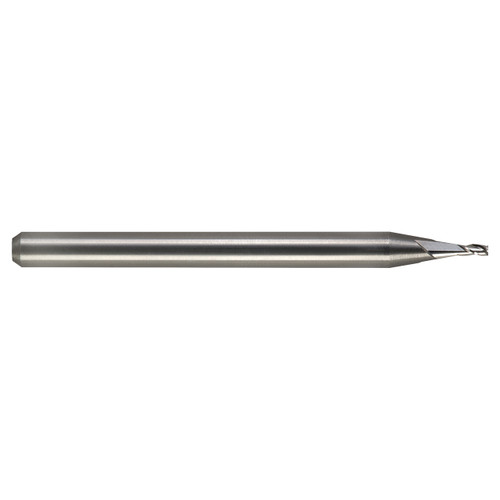 M.A. Ford 16906250 | 1/16" Diameter x 1/8" Shank x 1/8" LOC x 1-1/2" OAL x 30 Degree Helix Angle 3 Flute Uncoated Carbide 169 Stub Square End Mill