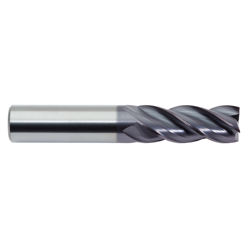 M A Ford 17706250A | 1/16" Diameter x 1/8" Shank x 1/8" LOC x 1-1/2" OAL x 35-38 Degree Helix Angle 4 Flute ALtima Coated Carbide 177 Square End Mill