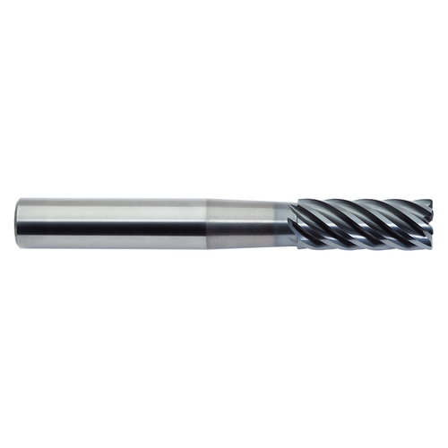 M.A. Ford 180100205NB | 1" Diameter x 1.000" Shank x 3.000" LOC x 4" Neck Length x 6.000" OAL x 0.045" Radius x 38 Degree Helix Angle 7 Flute ALtima Blaze Coated Carbide 180N Corner Radius End Mill