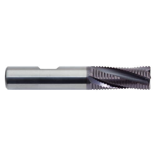 M A Ford 19225001A | 1/4" Diameter x 1/4" Shank x 3/4" LOC x 2.500" OAL x 20 Degree Helix Angle 3 Flute ALtima Coating Carbide Square End Mill