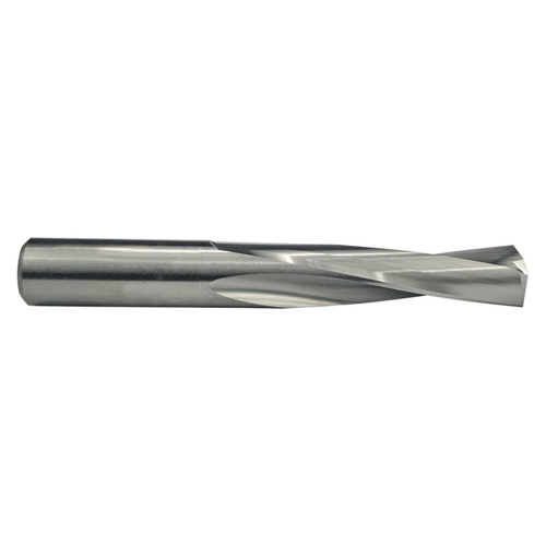 M A Ford 20554690 | 35/64" Drill Size x 35/64" Shank x 2-1/2" Flute Length x 4.000" OAL x 12 Degree Helix Angle 2 Flute Uncoated Carbide 205 Screw Machine Length Drill Bit