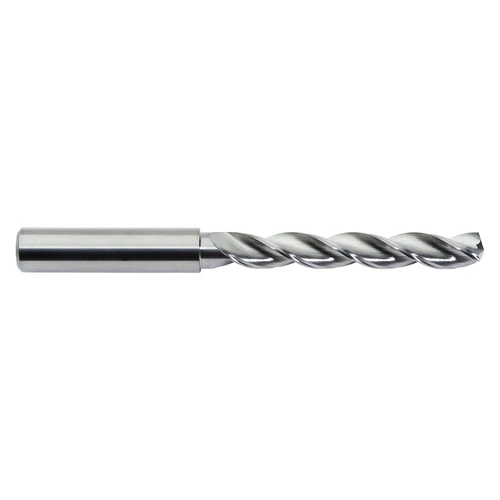 M.A. Ford 22937500 | 3/8" Drill Size x 3/8" Shank x 2-3/4" Flute Length x 4-1/4" OAL x 30 Degree Helix Angle 3 Flute Uncoated Carbide 229 Jobber Length Drill Bit