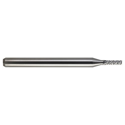 M.A. Ford 23006251 | 1/16" Diameter x 1/8" Shank x 3/16" LOC x 1-1/2" OAL 7 LH Flute 5 RH Flute Uncoated Carbide 230 Diamond Pattern Router Bit