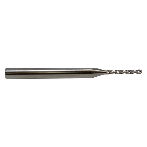 M.A. Ford 30211020 | 2.80mm Drill Size x 3.18mm Shank x 12.19mm Flute Length x 38.00mm OAL x 35 Degree Helix Angle 2 Flute Uncoated Carbide 302 Micro Drill Bit