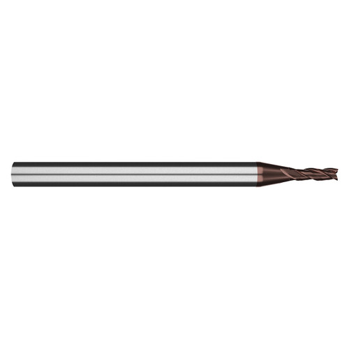 M.A. Ford 3MVR0938R.020AH | 3/32" Diameter x 1/8" Shank x 9/32" LOC x 1-1/2" OAL x 0.020" Radius x 31-35 Degree Helix Angle 3 Flute ALtima Xtreme Coated Carbide 3MVR Corner Radius End Mill
