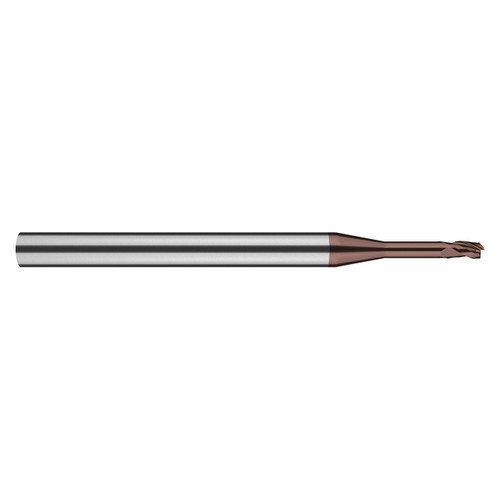 M.A. Ford 3MVS0312N5AH | 1/32" Diameter x 1/8" Shank x 3/64" LOC x 5/32" Neck Length x 2-1/2" OAL x 31-35 Degree Helix Angle 3 Flute ALtima Xtreme Coated Carbide 3MVS Square End Mill