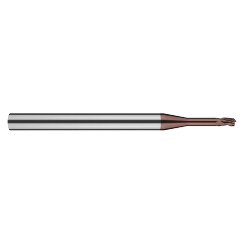 M.A. Ford 3MVS1250R.005N8AH | 1/8" Diameter x 1/8" Shank x 3/16" LOC x 1" Neck Length x 2-1/2" OAL x 0.005" Radius x 31-35 Degree Helix Angle 3 Flute ALtima Xtreme Coated Carbide 3MVS Corner Radius End Mill