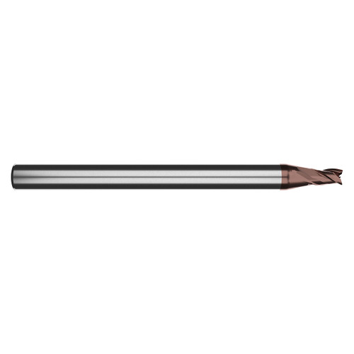 M.A. Ford 3MVSM0100R.10AH | 1.00mm Diameter x 4.00mm Shank x 1.50mm LOC x 50.00mm OAL x 0.100" Radius x 31-35 Degree Helix Angle 3 Flute ALtima Xtreme Coated Carbide 3MVS Corner Radius End Mill