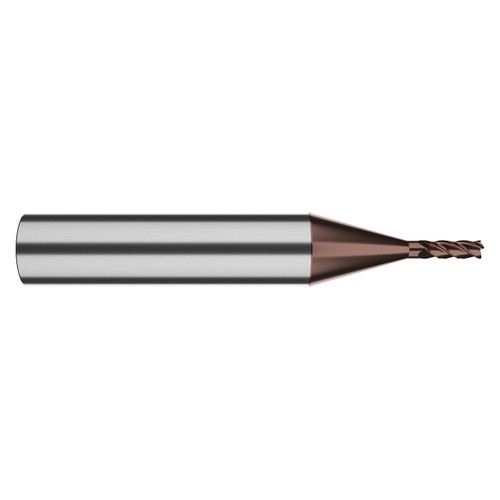 M.A. Ford 4MVR0781R.010AX | 5/64" Diameter x 1/4" Shank x 1/4" LOC x 2-1/2" OAL x 0.010" Radius x 37 Degree Helix Angle 4 Flute ALtima Xtreme Coated Carbide 4MVR Corner Radius End Mill