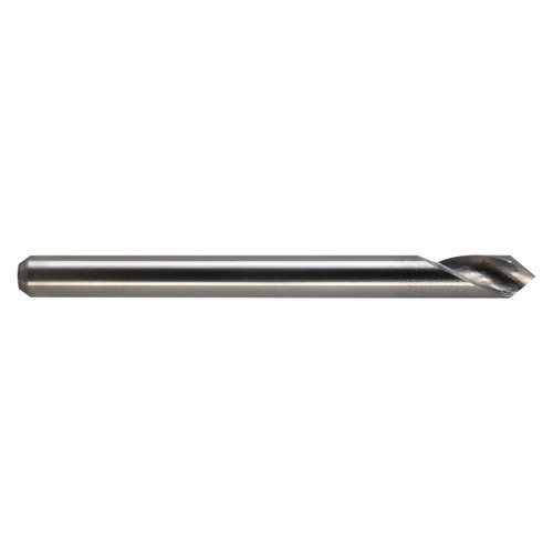 M A Ford 60012504 | 1/8" Diameter x 1/8" Shank x 1.500" OAL x 100 Degree Included Angle 1 Flute Uncoated Carbide Countersink