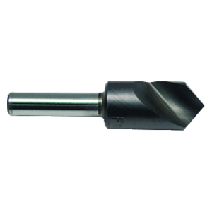 M A Ford 61B050002 | 1/2" Diameter x 1/4" Shank x 2.000" OAL x 82 Degree Included Angle 1 Flute ALtima Blaze Coated HSS Countersink