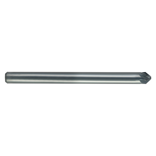 M A Ford 79012506 | 1/8" Diameter x 1/8" Shank x 1.500" OAL x 120 Degree Included Angle 6 Flute Uncoated HSS Countersink