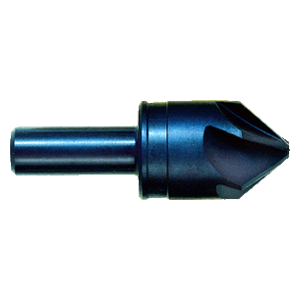 M A Ford 79037502 | 3/8" Diameter x 1/4" Shank x 0.750" Neck Length x 2.000" OAL x 82 Degree Included Angle 6 Flute Uncoated HSS Countersink