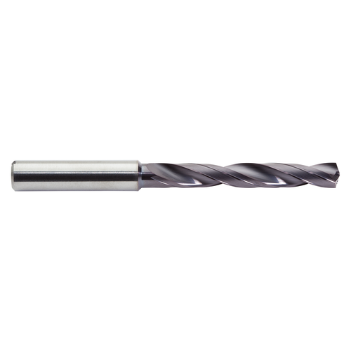 M.A. Ford CXDCR1406AP | 9/64" Drill Size x 5/32" Shank x 1.102" Flute Length x 2.600" OAL x 30 Degree Helix Angle 2 Flute ALtima Plus Coated Carbide CXDCR Jobber Length Drill Bit