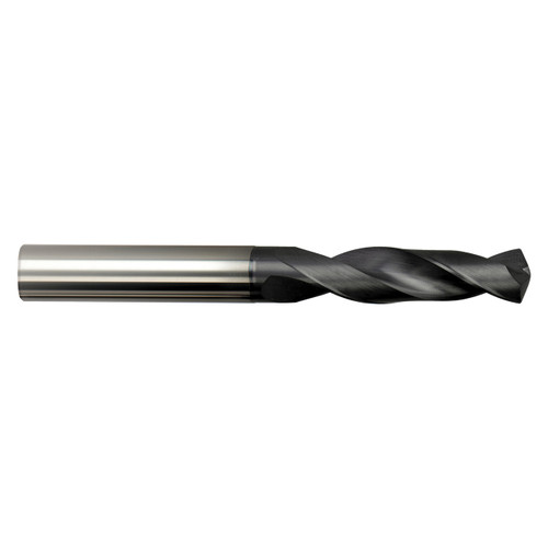 M A Ford HPDSS 0390A | 3.90mm Diameter x 4.00mm Shank x 24.00mm LOC x 66.00mm OAL x 30 Degree Helix Angle 2 Flute ALtima Coated Carbide Jobber Length Drill Bit