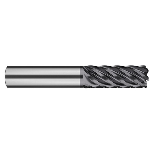 M A Ford XV725004AQ | 1/4" Diameter x 1/4" Shank x 3/8" LOC x 2.000" OAL x 0.030" Radius x 38 Degree Helix Angle 7 Flute ALtima Q Coated Carbide Corner Radius End Mill