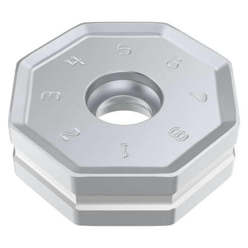 Seco Tools 10312330 | ONMU090512TN-M30 0.866" Circle Diameter x 0.256" Thickness x 0.047" Radius 16 Edge Count CVD Coated MK1501 Grade Carbide Milling Insert