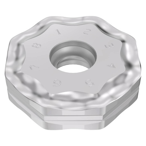 Seco Tools 10312334 | ONMU090520ANTN-M15 0.866" Circle Diameter x 0.219" Thickness x 0.079" Radius 16 Edge Count CVD Coated MK1501 Grade Carbide Milling Insert