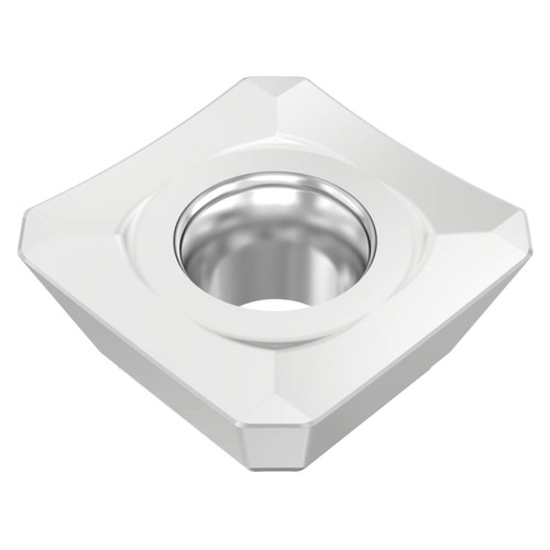 Seco Tools 10312621 | SEEX09T3AFTN-M08 0.375" Circle Diameter x 0.156" Thickness x 0.012" Radius x 20 Degree Clearance Angle 4 Edge Count CVD Coated MK1501 Grade Carbide Milling Insert