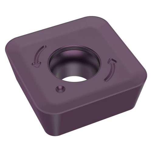 Seco Tools 10321796 | SPKT180630TN-M14 0.709" Circle Diameter x 0.250" Thickness x 0.118" Radius x 11 Degree Clearance Angle 4 Edge Count PVD Coated MP2051 Grade Carbide Milling Insert