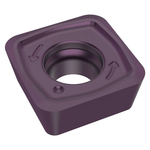 Seco Tools 10325094 | SPKT10T317TN-MD12 0.394" Circle Diameter x 0.156" Thickness x 0.067" Radius x 11 Degree Clearance Angle 4 Edge Count PVD Coated MH1051 Grade Carbide Milling Insert