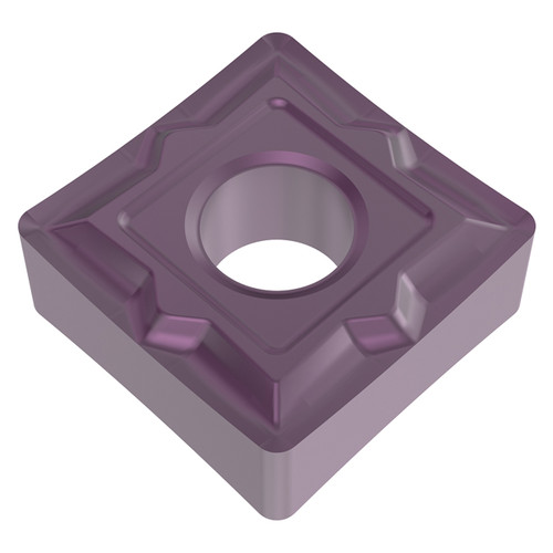 Seco Tools 10339118 | SNMG120408-MF1 0.500" Circle Diameter x 0.187" Thickness x 0.032" Radius x 90 Degree Included Angle 8 Edge Count PVD Coated TS2050 Grade Carbide Turning Insert