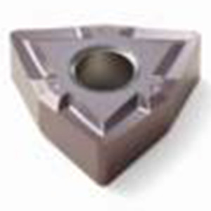 Seco Tools 10339128 | WNMG080404-MF1 0.500" Circle Diameter x 0.187" Thickness x 0.016" Radius x 80 Degree Included Angle 6 Edge Count PVD Coated TS2050 Grade Carbide Turning Insert